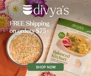 Free shipping on orders $75+ at Divyas.com